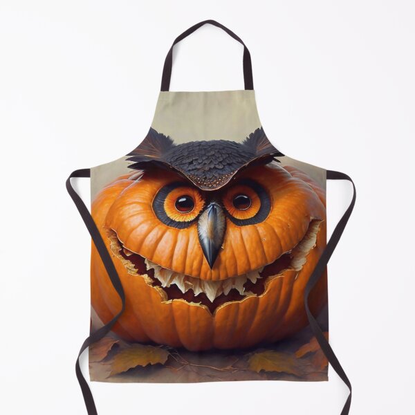 Item preview, Pumpkin with a face of an owl designed and sold by M-Y-A-R-T-.