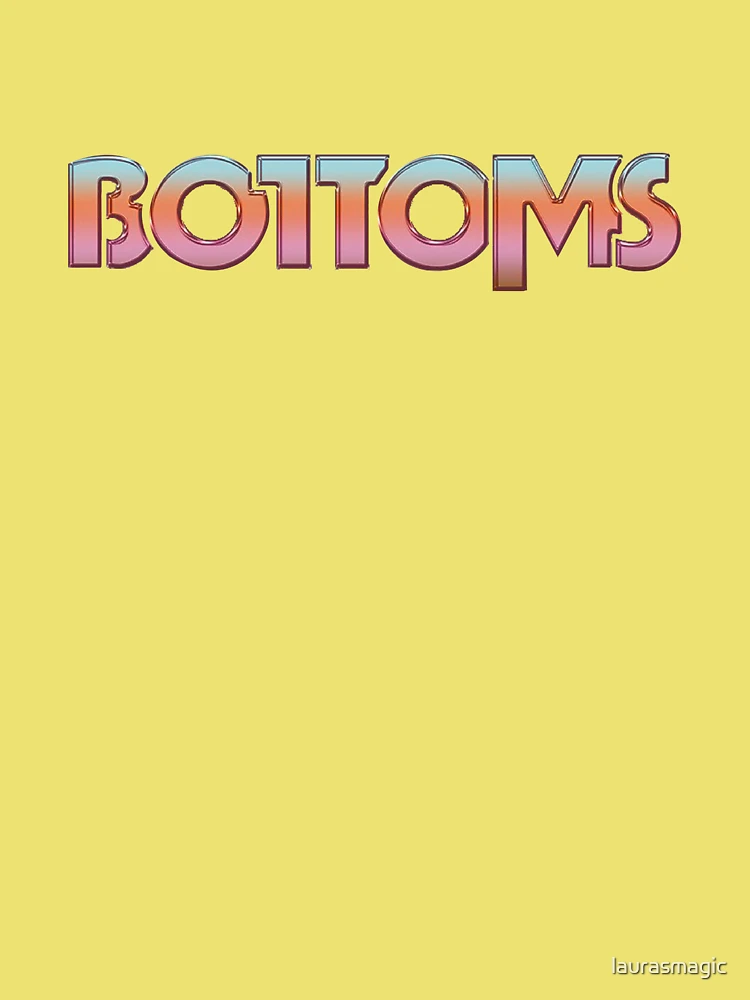 Bottoms movie title Kids T-Shirt for Sale by laurasmagic