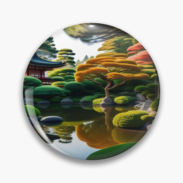 Item preview, Harmony of Nature and Technology: Exploring Japanese Gardens with Solar Panels" designed and sold by Chukszy1.