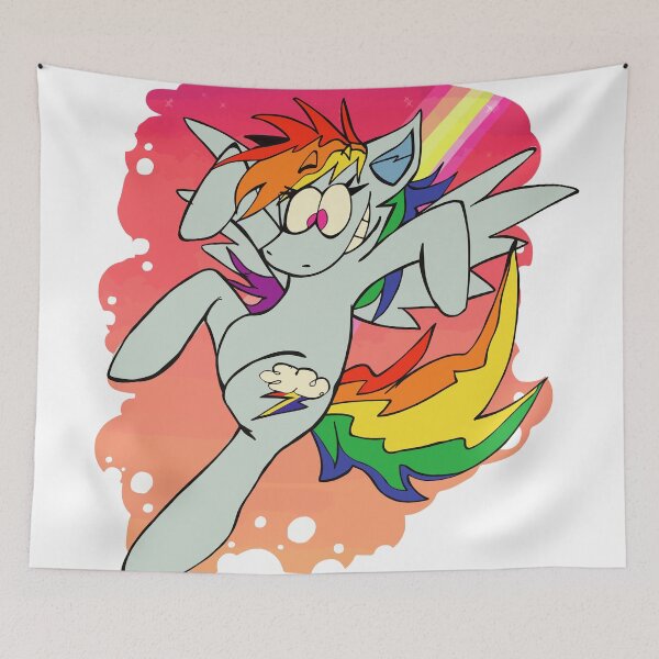 Item preview, Rainbow Dash print drawing(My Little Pony) designed and sold by CryStar-Chaos.