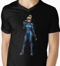 Zero Suit Samus 2014 Men's V-Neck T-Shirt