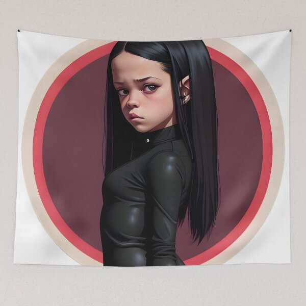 Item preview, Jenna Ortega in a Black Outfit designed and sold by worldofwhisper.