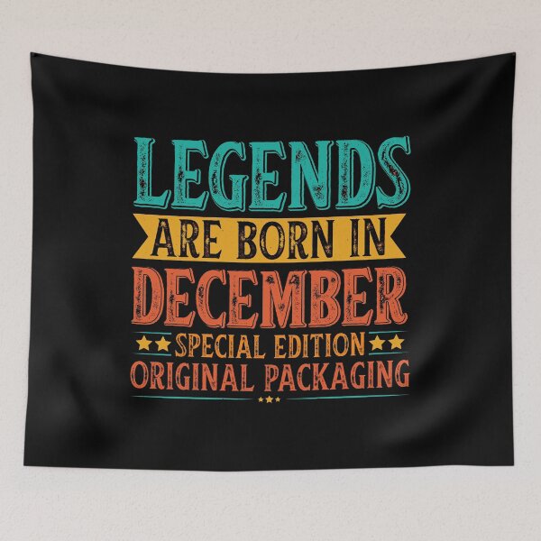 Item preview, Legends are born in December  designed and sold by HofTao.