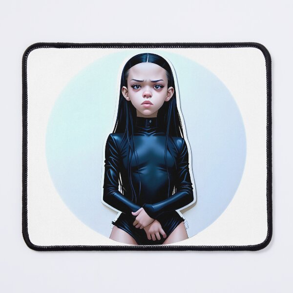 Item preview, Jenna Ortega in a Black Latex Outfit designed and sold by worldofwhisper.
