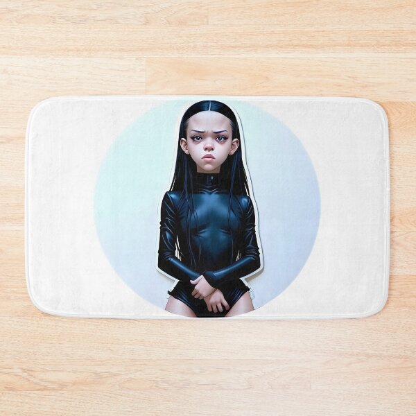Item preview, Jenna Ortega in a Black Latex Outfit designed and sold by worldofwhisper.