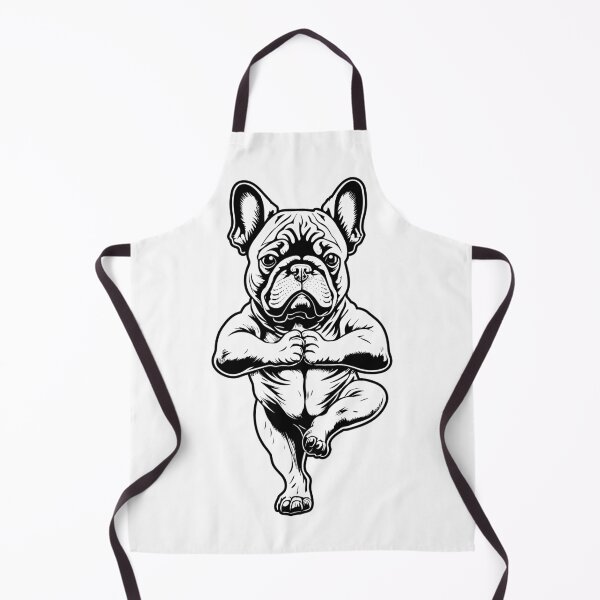 Item preview, French Bulldog Yoga Puppy Funny Dogs Tree Pose Vrikshasana designed and sold by GrandeDuc.