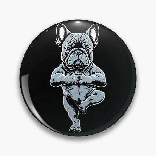 Item preview, French Bulldog Yoga Puppy Funny Dogs Tree Pose Vrikshasana designed and sold by GrandeDuc.