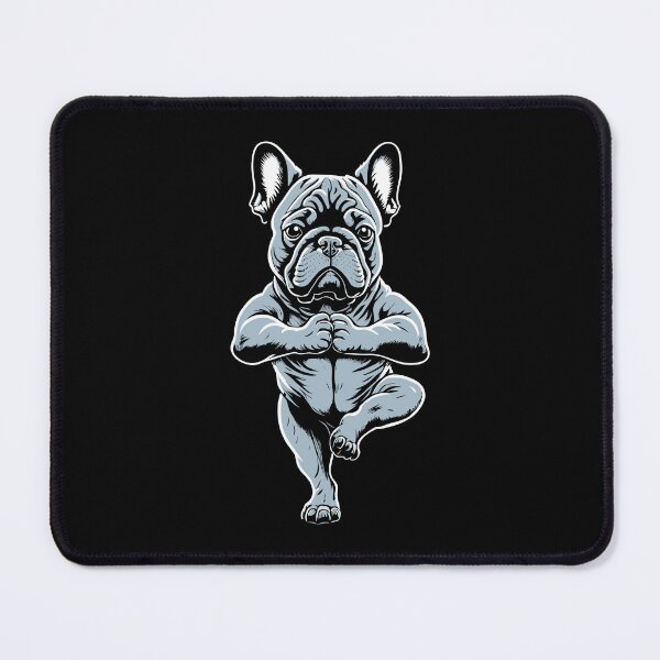 Item preview, French Bulldog Yoga Puppy Funny Dogs Tree Pose Vrikshasana designed and sold by GrandeDuc.