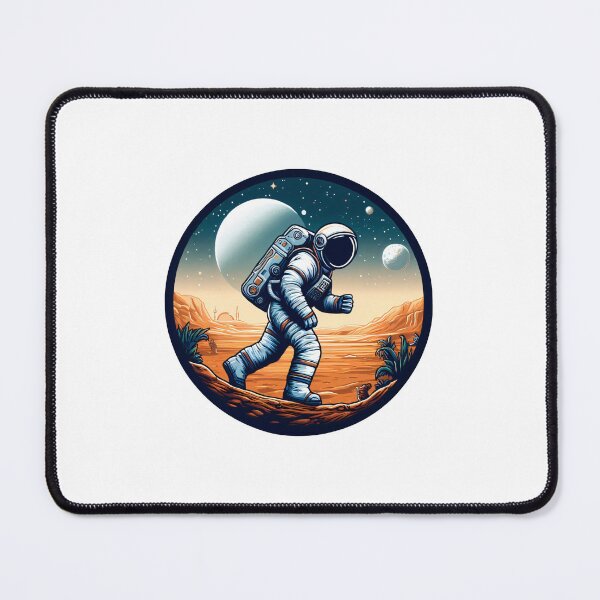 Item preview, Astronaut walking on an uninhabited planet designed and sold by Minimug.