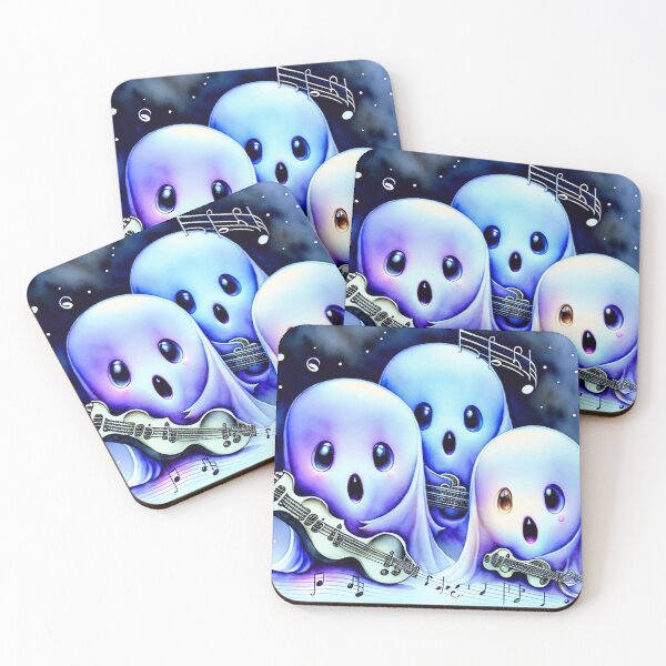 Item preview, Cute little ghosts singing designed and sold by M-Y-A-R-T-.