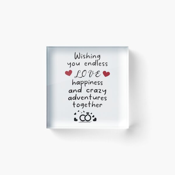 Item preview, Wedding Congratulation, Bridal Shower, Engagement Card for Friends, Wedding Shower Card for Bride And Groom designed and sold by Jesticker.