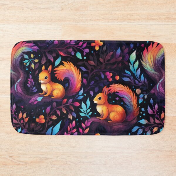 Item preview, Rainbow Squirrels Pattern designed and sold by SpectrumConnect Designs.