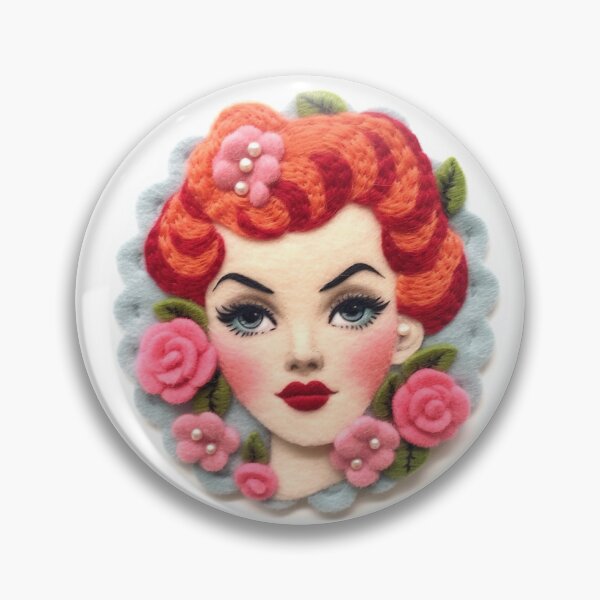 Item preview, Pin-Up Woman's Face designed and sold by naturesmagick.