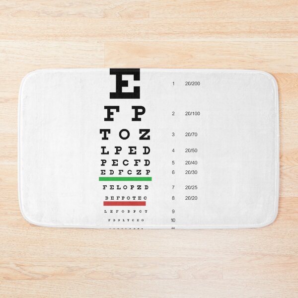 Item preview, Fun geek design featuring the Snellen eye test letter chart that ophthalmologists use designed and sold by BRINDELEGARD.