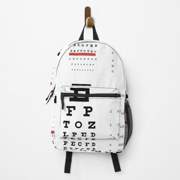 Item preview, Fun geek design featuring the Snellen eye test letter chart that ophthalmologists use designed and sold by BRINDELEGARD.