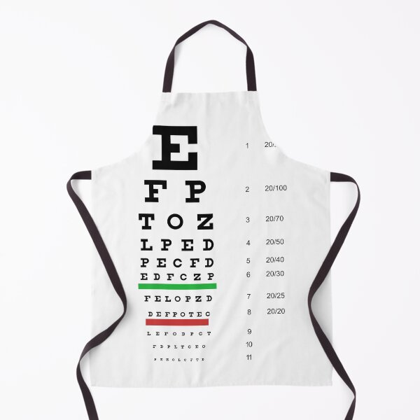 Item preview, Fun geek design featuring the Snellen eye test letter chart that ophthalmologists use designed and sold by BRINDELEGARD.