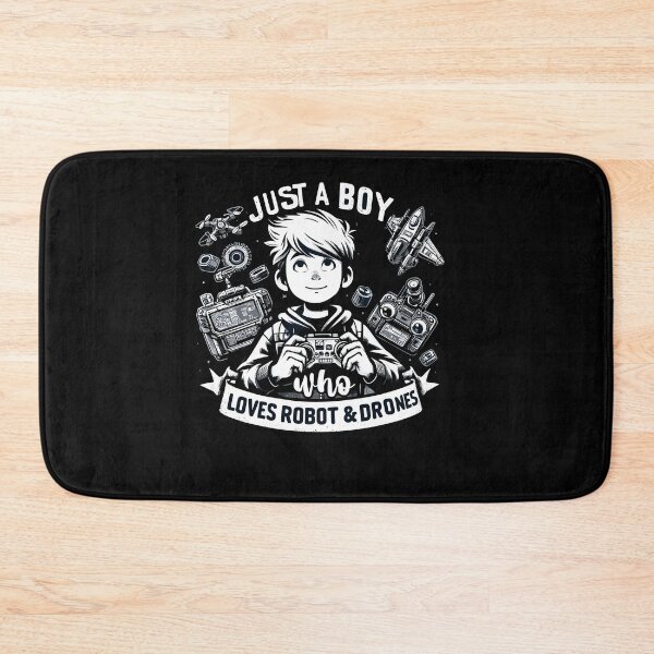 Item preview, Just a boy who loves drones and robots designed and sold by AW2 Designs.