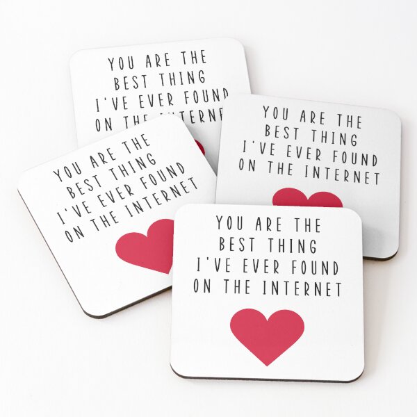 Item preview, Funny Best Thing I Found on The Internet, Great Valentines Day Gift Idea for Him Her, Romantic Anniversary Card for Boyfriend Girlfriend designed and sold by Jesticker.