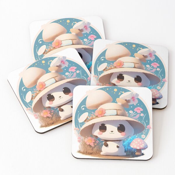 Item preview, Bunny shroom - Pastel style designed and sold by ZooVerse.