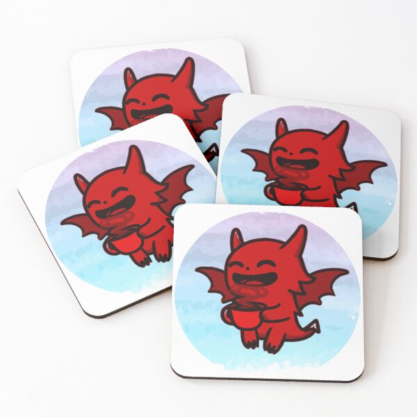 Item preview, Caffeinated lil devil - red designed and sold by ephemeragrrl.