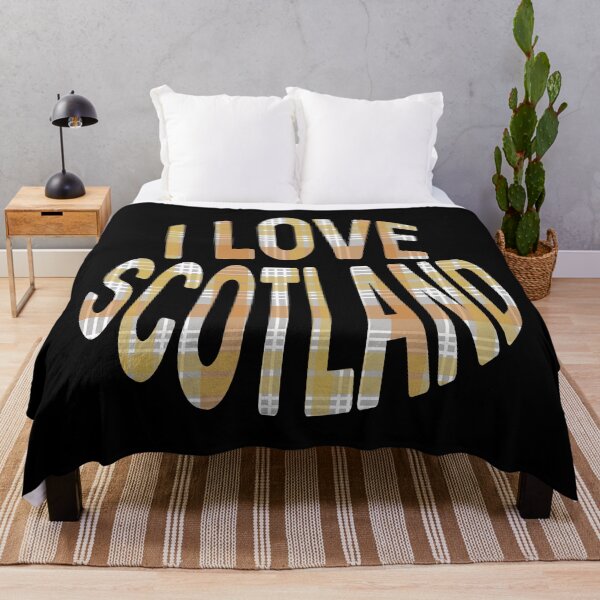 Item preview, I LOVE SCOTLAND Festive Tartan Colour Typography Design designed and sold by MacPean.