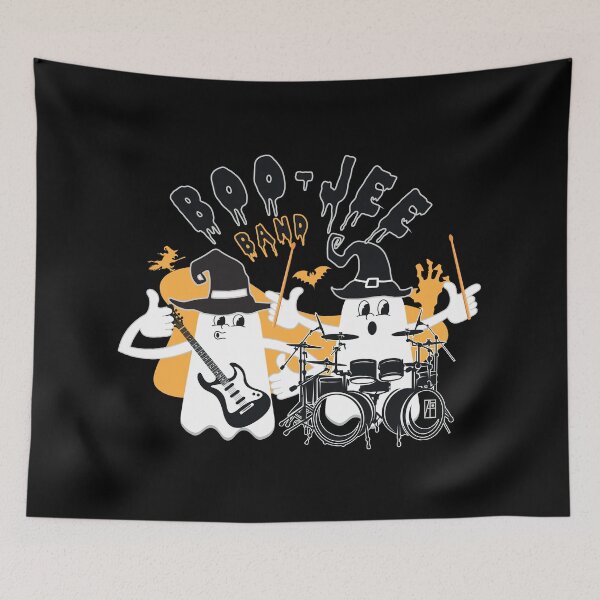 Item preview, BOO JEE Ghostly Band - Friendly Ghosts - cute Halloween  designed and sold by ArtProjectShop.