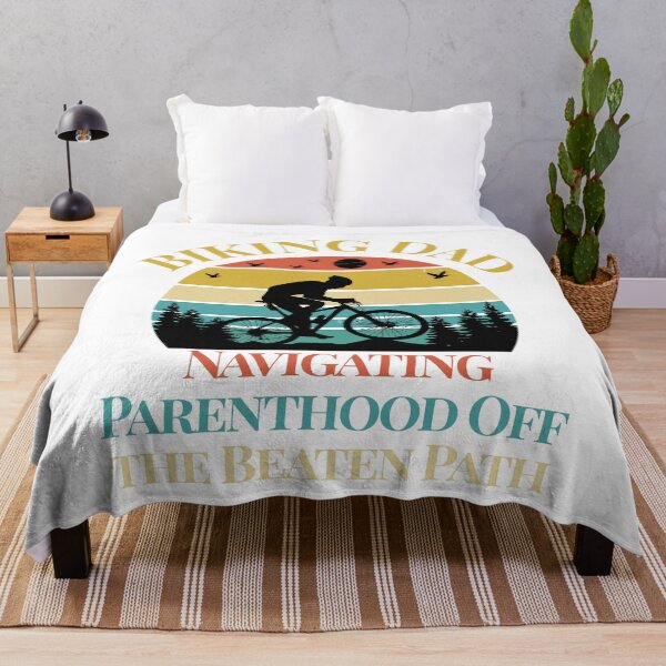 Item preview, Mountain Biking Dad - Navigating Parenthood Off the Beaten Path designed and sold by PlayfulMuse.