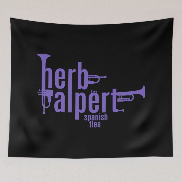 Item preview, Herb Alpert Tribute - Iconic 'Spanish Flea' Trumpet Tee designed and sold by Boogosh.