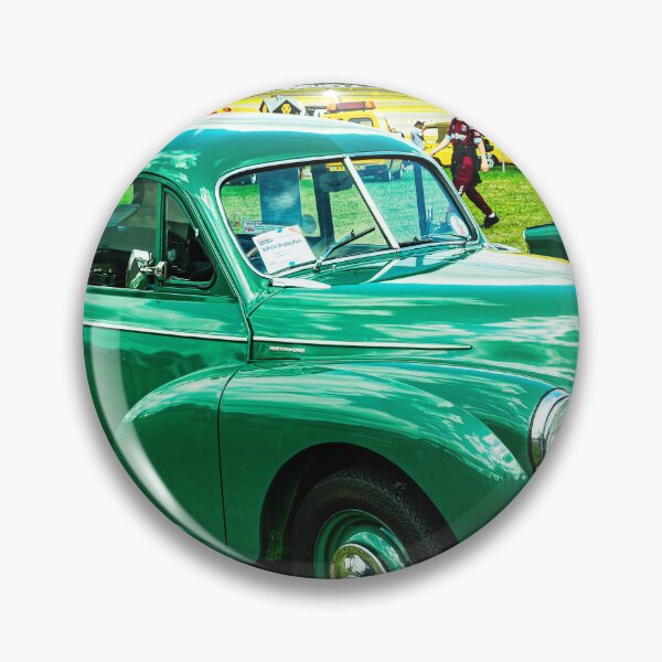 Item preview, Front of a green Morris Minor, 1953 designed and sold by Graham Cornall.