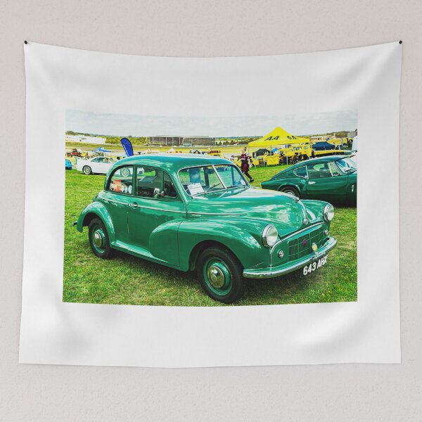 Item preview, Front of a green Morris Minor, 1953 designed and sold by Graham Cornall.