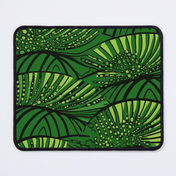 Item preview, Green African Ankara Pattern designed and sold by SideSignal.