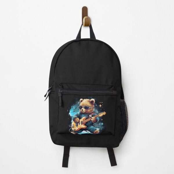 Item preview, Cute baby bear with electric guitar teddy music designed and sold by Andrea-Design.