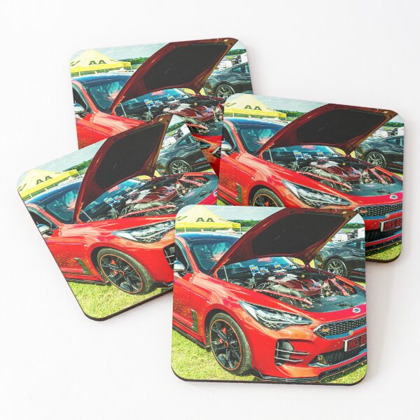 Item preview, Front of a red Kia Stinger designed and sold by Graham Cornall.