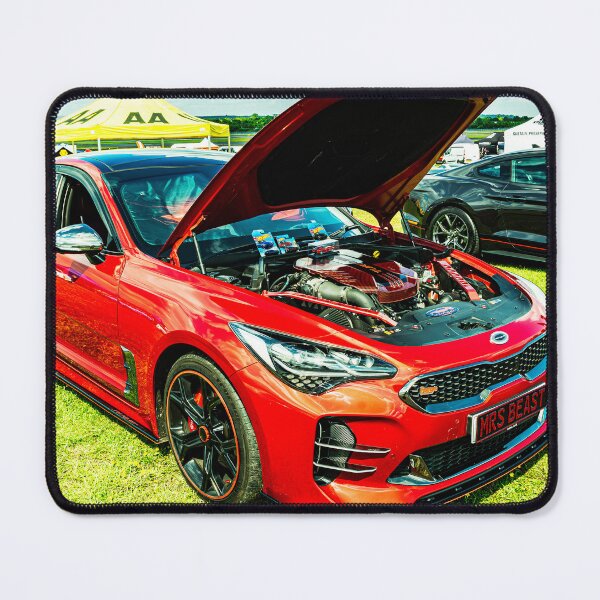 Item preview, Front of a red Kia Stinger designed and sold by Graham Cornall.