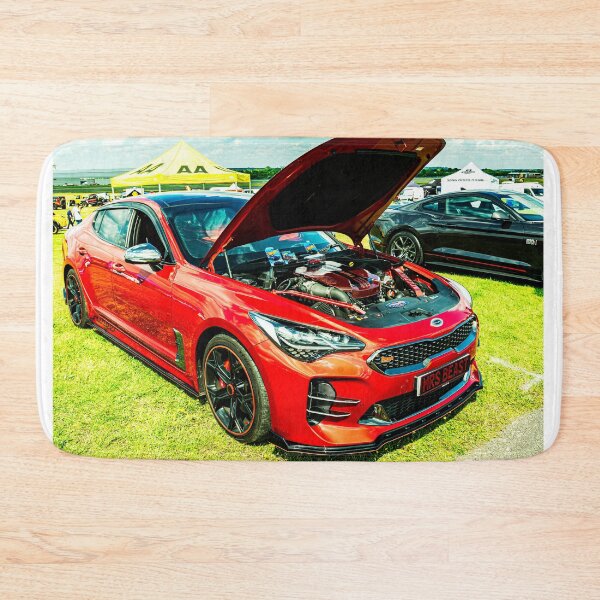 Item preview, Front of a red Kia Stinger designed and sold by Graham Cornall.