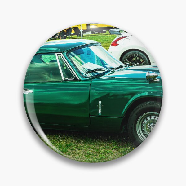 Item preview, Front of a green Triumph GT6 designed and sold by Graham Cornall.