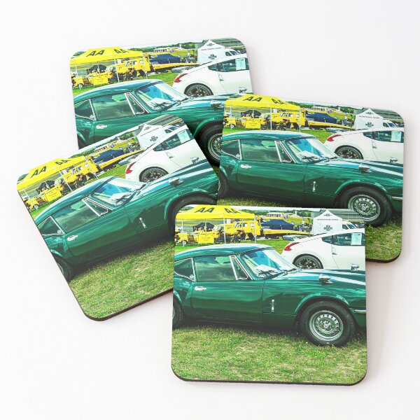 Item preview, Front of a green Triumph GT6 designed and sold by Graham Cornall.