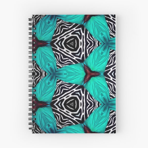 Item preview, Zebra Triangles Warrior Shield African Print Turquoise Black designed and sold by SpiritGifts.