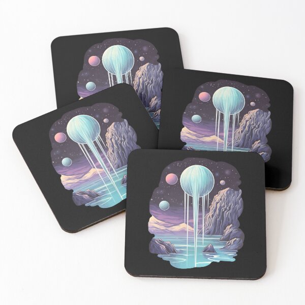 Item preview, Magical Scenic View with Melting Planet designed and sold by StickerOrb.