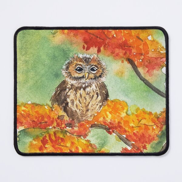 Item preview, Autumn Owl in Watercolor designed and sold by KelsImpressions.