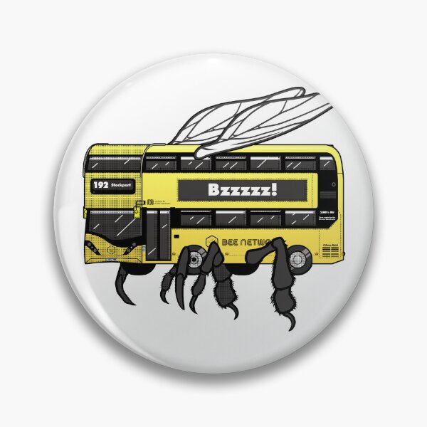 Item preview, Buzzin' Yellow Bee Network Bus, Transport for Greater Manchester designed and sold by jimmy-digital.