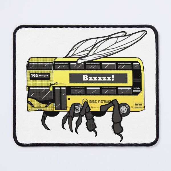 Item preview, Buzzin' Yellow Bee Network Bus, Transport for Greater Manchester designed and sold by jimmy-digital.