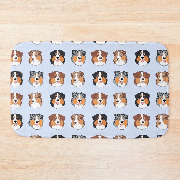 Item preview, Cute australian shepherd dog face pack  designed and sold by Yaragold.