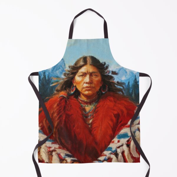 Item preview, Native American Woman Red Elder designed and sold by AUTHENTIC AMERICANA ARTS.