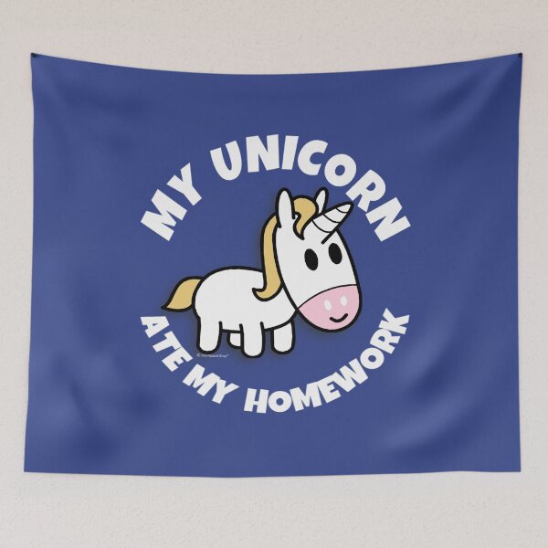 Item preview, My Unicorn Ate My Homework Shirt designed and sold by CoolApparelShop.