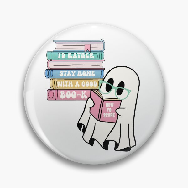 Item preview, I'd rather stay home with a good Boo-k. Nerdy Ghost designed and sold by Fr0mtheMachine.