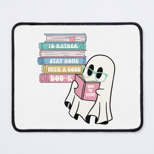 Item preview, I'd rather stay home with a good Boo-k. Nerdy Ghost designed and sold by Fr0mtheMachine.