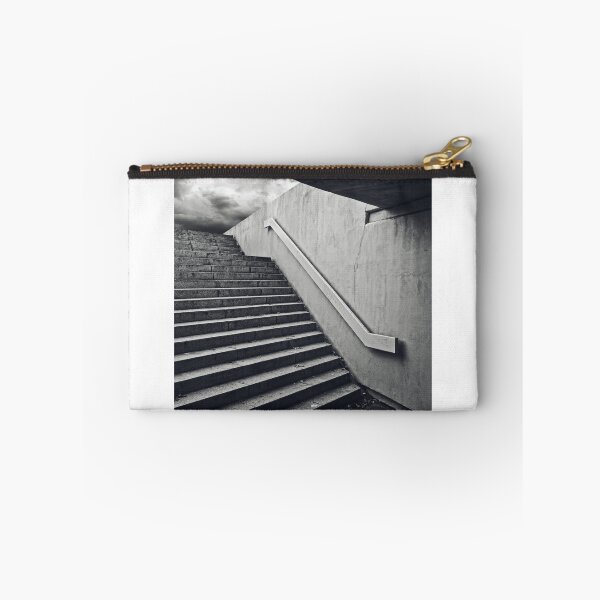 Item preview, Urban staircase in underground passage with exit to dark stormy sky. designed and sold by stevanovicigor.