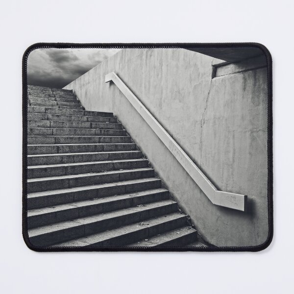 Item preview, Urban staircase in underground passage with exit to dark stormy sky. designed and sold by stevanovicigor.