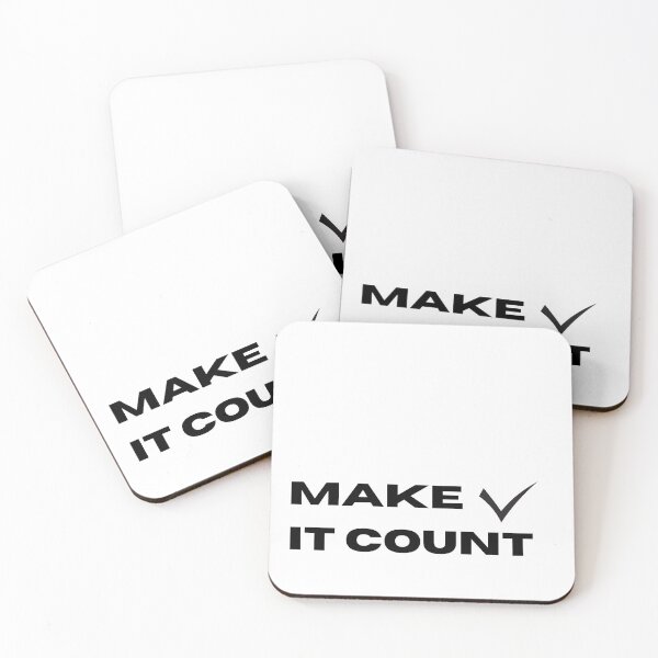 Item preview, Make It Count Inspirational Art for Purposeful Living designed and sold by IssaraStudio.